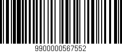 Código de barras (EAN, GTIN, SKU, ISBN): '9900000567552'