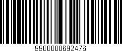 Código de barras (EAN, GTIN, SKU, ISBN): '9900000692476'