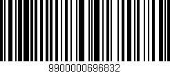 Código de barras (EAN, GTIN, SKU, ISBN): '9900000696832'