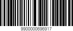 Código de barras (EAN, GTIN, SKU, ISBN): '9900000696917'