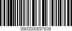Código de barras (EAN, GTIN, SKU, ISBN): '9900000697938'