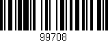 Código de barras (EAN, GTIN, SKU, ISBN): '99708'