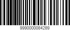 Código de barras (EAN, GTIN, SKU, ISBN): '9990000084289'