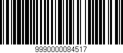 Código de barras (EAN, GTIN, SKU, ISBN): '9990000084517'