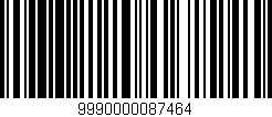 Código de barras (EAN, GTIN, SKU, ISBN): '9990000087464'