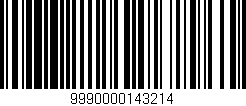 Código de barras (EAN, GTIN, SKU, ISBN): '9990000143214'