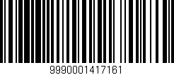 Código de barras (EAN, GTIN, SKU, ISBN): '9990001417161'
