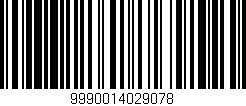 Código de barras (EAN, GTIN, SKU, ISBN): '9990014029078'