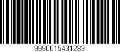 Código de barras (EAN, GTIN, SKU, ISBN): '9990015431283'
