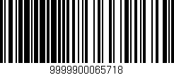 Código de barras (EAN, GTIN, SKU, ISBN): '9999900065718'