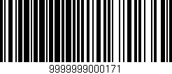 Código de barras (EAN, GTIN, SKU, ISBN): '9999999000171'