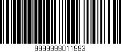 Código de barras (EAN, GTIN, SKU, ISBN): '9999999011993'