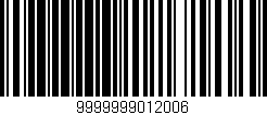 Código de barras (EAN, GTIN, SKU, ISBN): '9999999012006'