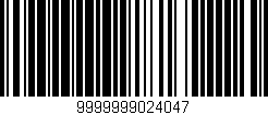 Código de barras (EAN, GTIN, SKU, ISBN): '9999999024047'