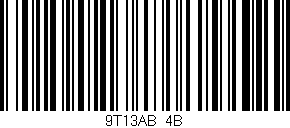 Código de barras (EAN, GTIN, SKU, ISBN): '9T13AB/4B'