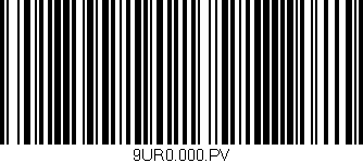 Código de barras (EAN, GTIN, SKU, ISBN): '9UR0.000.PV'