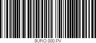 Código de barras (EAN, GTIN, SKU, ISBN): '9URO.000.PV'