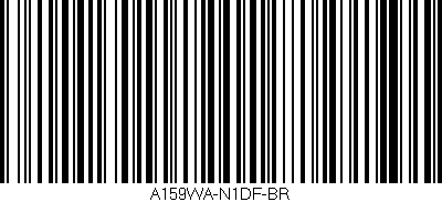 Código de barras (EAN, GTIN, SKU, ISBN): 'A159WA-N1DF-BR'