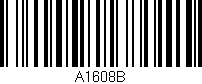 Código de barras (EAN, GTIN, SKU, ISBN): 'A1608B'