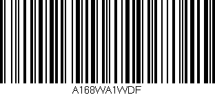 Código de barras (EAN, GTIN, SKU, ISBN): 'A168WA1WDF'