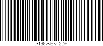Código de barras (EAN, GTIN, SKU, ISBN): 'A168WEM-2DF'