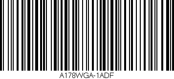 Código de barras (EAN, GTIN, SKU, ISBN): 'A178WGA-1ADF'