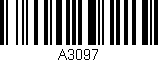 Código de barras (EAN, GTIN, SKU, ISBN): 'A3097'