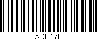 Código de barras (EAN, GTIN, SKU, ISBN): 'ADI0170'