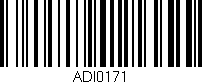 Código de barras (EAN, GTIN, SKU, ISBN): 'ADI0171'