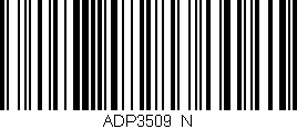 Código de barras (EAN, GTIN, SKU, ISBN): 'ADP3509/N'