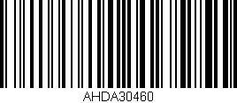 Código de barras (EAN, GTIN, SKU, ISBN): 'AHDA30460'