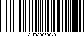Código de barras (EAN, GTIN, SKU, ISBN): 'AHDA3060840'