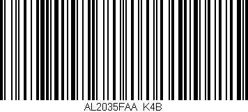 Código de barras (EAN, GTIN, SKU, ISBN): 'AL2035FAA/K4B'