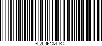 Código de barras (EAN, GTIN, SKU, ISBN): 'AL2036CM/K4T'