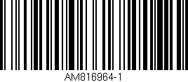 Código de barras (EAN, GTIN, SKU, ISBN): 'AM816964-1'