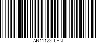 Código de barras (EAN, GTIN, SKU, ISBN): 'AR11123/0AN'