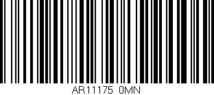 Código de barras (EAN, GTIN, SKU, ISBN): 'AR11175/0MN'