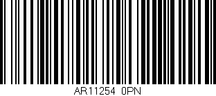 Código de barras (EAN, GTIN, SKU, ISBN): 'AR11254/0PN'