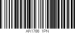 Código de barras (EAN, GTIN, SKU, ISBN): 'AR1786/1PN'