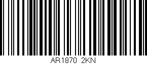 Código de barras (EAN, GTIN, SKU, ISBN): 'AR1870/2KN'