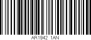 Código de barras (EAN, GTIN, SKU, ISBN): 'AR1942/1AN'