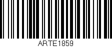 Código de barras (EAN, GTIN, SKU, ISBN): 'ARTE1859'