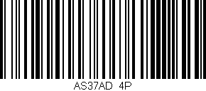 Código de barras (EAN, GTIN, SKU, ISBN): 'AS37AD/4P'