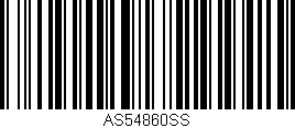 Código de barras (EAN, GTIN, SKU, ISBN): 'AS54860SS'