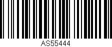 Código de barras (EAN, GTIN, SKU, ISBN): 'AS55444'