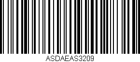 Código de barras (EAN, GTIN, SKU, ISBN): 'ASDAEAS3209'