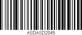 Código de barras (EAN, GTIN, SKU, ISBN): 'ASDASD2045'