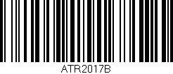 Código de barras (EAN, GTIN, SKU, ISBN): 'ATR2017B'