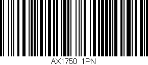 Código de barras (EAN, GTIN, SKU, ISBN): 'AX1750/1PN'