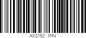 Código de barras (EAN, GTIN, SKU, ISBN): 'AX2152/1PN'